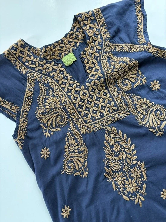 Roller Rabbit Embroidered Dress XS - Picture 2 of 6